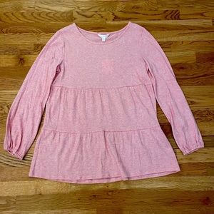 Petal Pink Tiered Tunic